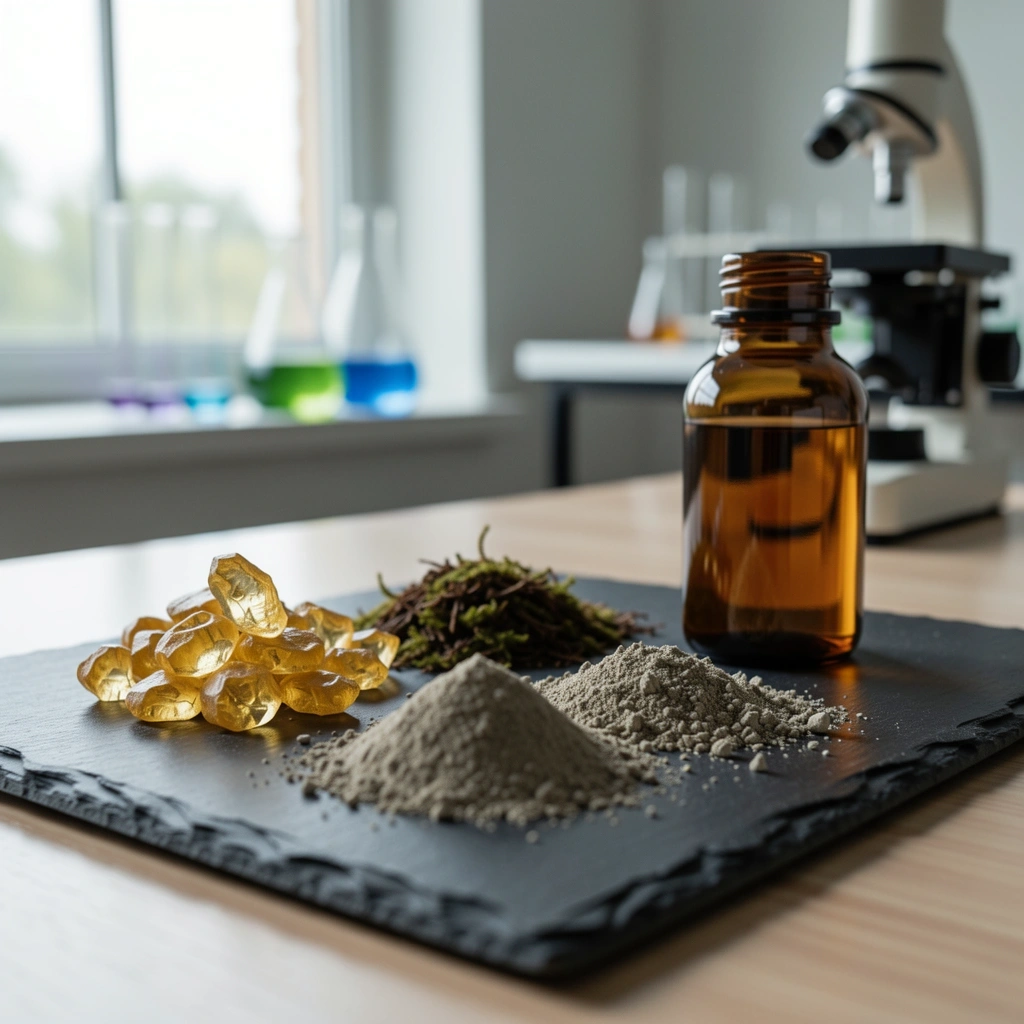 Raw ingredients and minerals